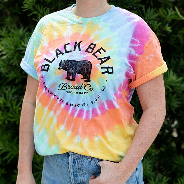 Black Bear Tye Dye Tee